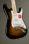 Squier Sonic™ Stratocaster®, Maple Fingerboard, White Pickguard, 2-Color Sunburst