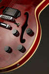 2015 Heritage H-535 Trans Red Semi-Hollow Electric Guitar