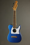 Fender Fullerton Tele® Uke, Walnut Fingerboard, White Pickguard, Lake Placid Blue - New