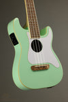 Fender Fullerton Strat® Uke, Walnut Fingerboard, White Pickguard, Surf Green - New