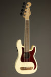 Fender Fullerton Precision Bass® Uke, Walnut Fingerboard, Tortoiseshell Pickguard, Olympic White - New