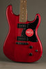 Squier Paranormal Strat-O-Sonic, Laurel Fingerboard, Black Pickguard, Crimson Red Transparent - New