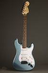 Squier Affinity Series™ Stratocaster® Junior HSS, Laurel Fingerboard, White Pickguard, Ice Blue Metallic - New