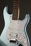 Squier Affinity Series™ Stratocaster® Junior HSS, Laurel Fingerboard, White Pickguard, Ice Blue Metallic - New