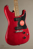 Squier Paranormal Strat-O-Sonic, Laurel Fingerboard, Black Pickguard, Crimson Red Transparent - New