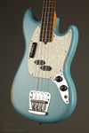 Fender JMJ Road Worn® Mustang Bass®, Rosewood Fingerboard, Faded Daphne Blue - New