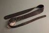 Lakota Leathers American Bison Guitar Strap 2", Chocolate