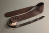 Lakota Leathers American Bison Guitar Strap 3", Chocolate