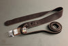 Lakota Leathers Banjo Straps - Cradle 2", Chocolate