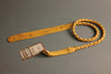 Lakota Leathers Mandolin Straps - Braided Round, Tan, 43"