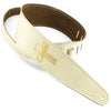 LEATHER CROSS CUTOUTS  BONE/GOLD